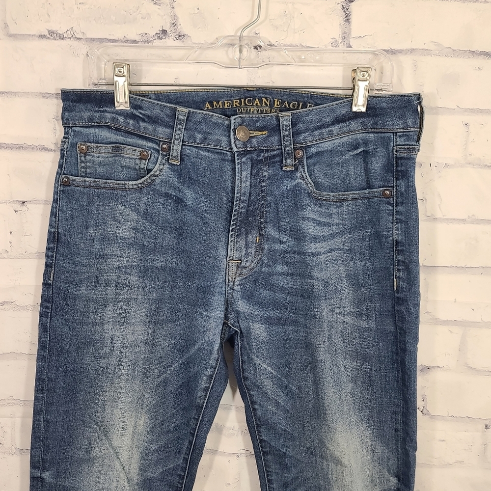 American Eagle Men's Original Straight Jeans 31×30 - Picture 4 of 7